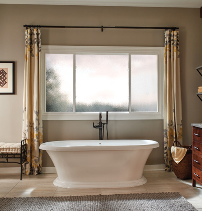 Sliding Windows in a Bathroom by The Window Source of Dallas-Fort Worth